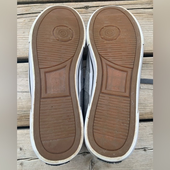 Polo Ralph Lauren Gray Chambray Sneakers - Size 11D Men’s - Picture 10 of 11